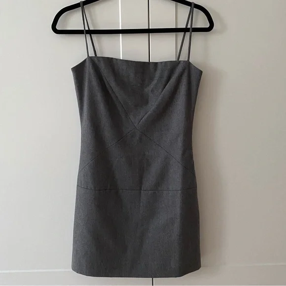 Intermix Dresses | Intermix Vintage Grey Wool Mini Dress | Color: Gray | Size: Xs | Pm-60284714'S Closet